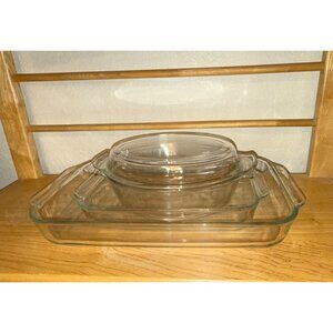 Vintage Clear Glassware Pyrex